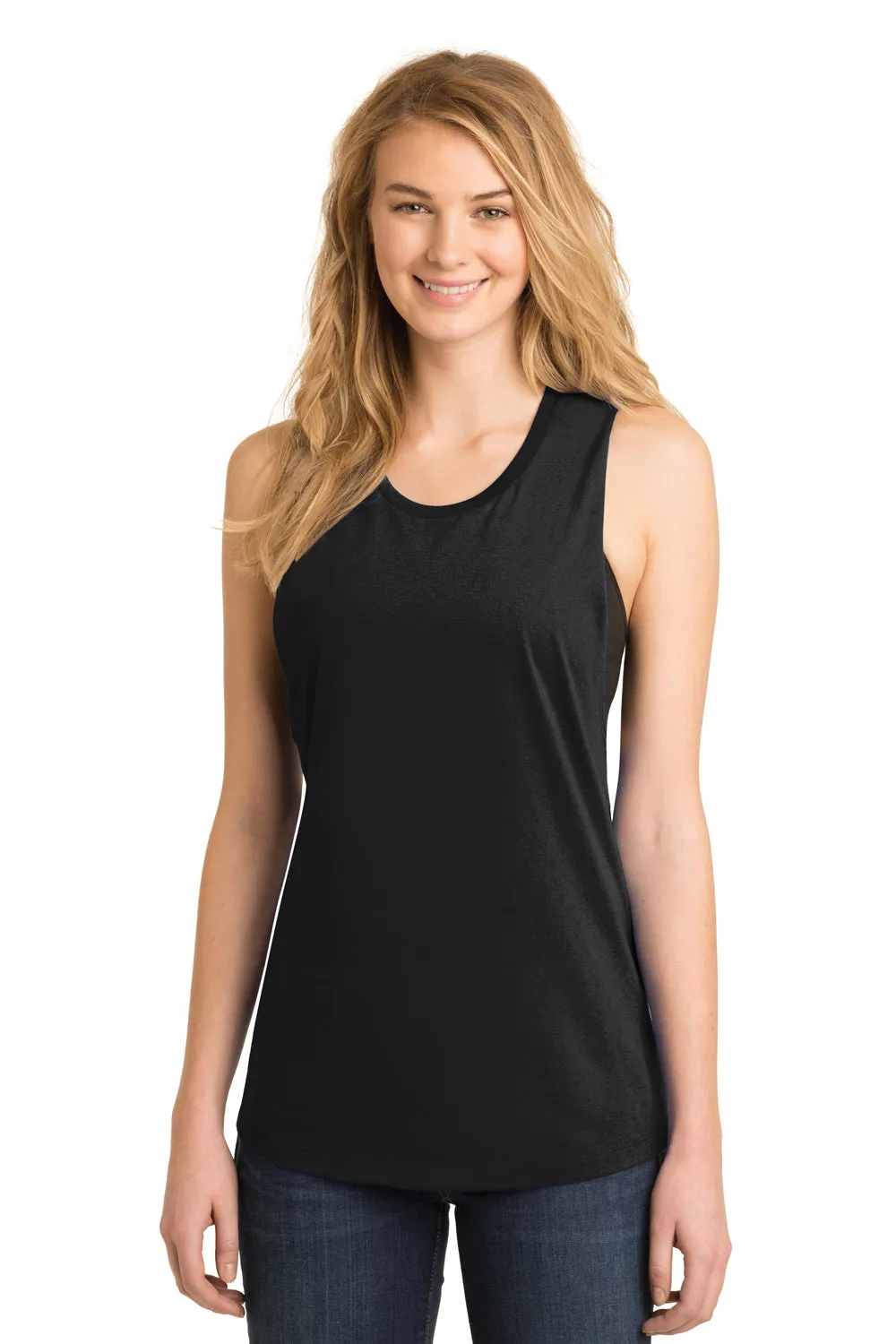District Womens Very Important Festival Tank Top - Black - Closeout  Buy new Clothing District