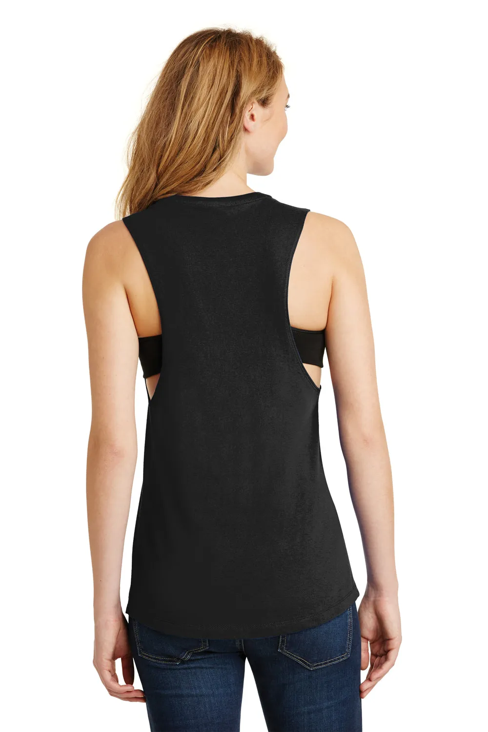 District Womens Very Important Festival Tank Top - Black - Closeout  Buy new Clothing District