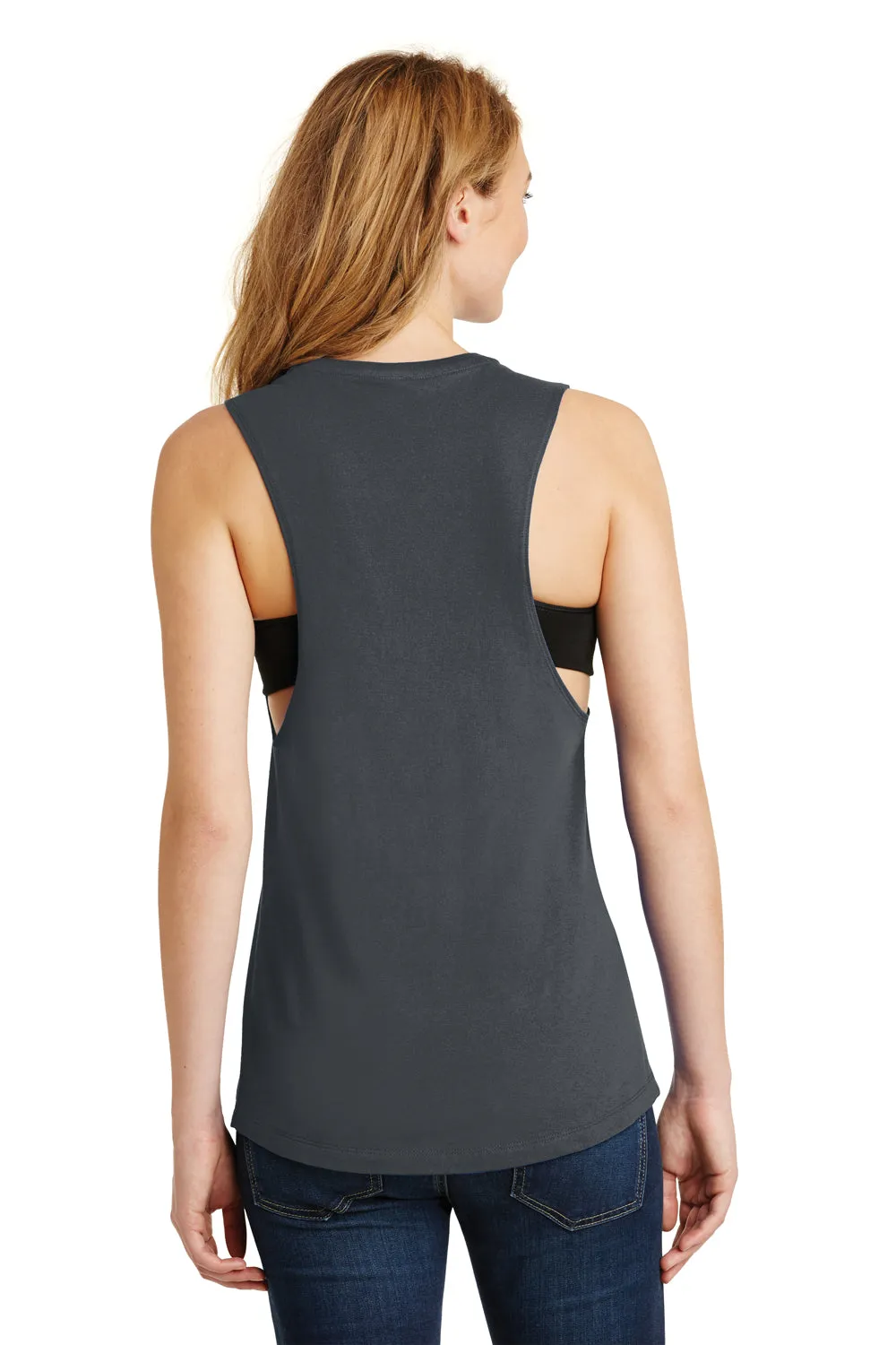 District Womens Very Important Festival Tank Top - Charcoal Grey - Closeout  Buy new Clothing District