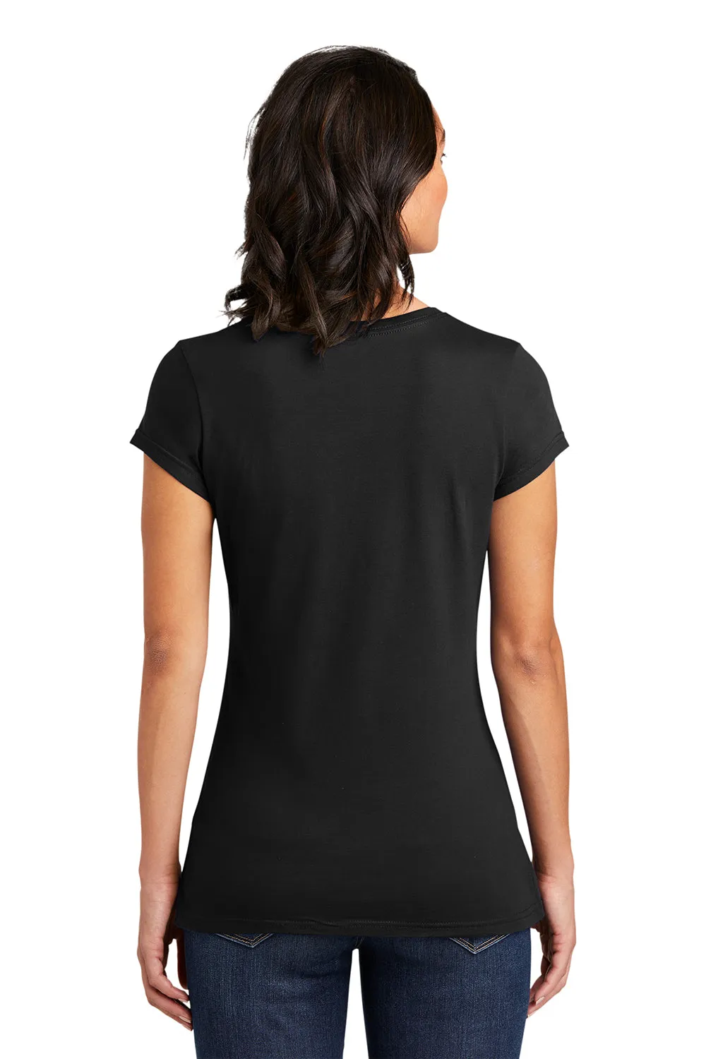 District Womens Very Important Short Sleeve Crewneck T-Shirt - Black  Buy new Clothing District