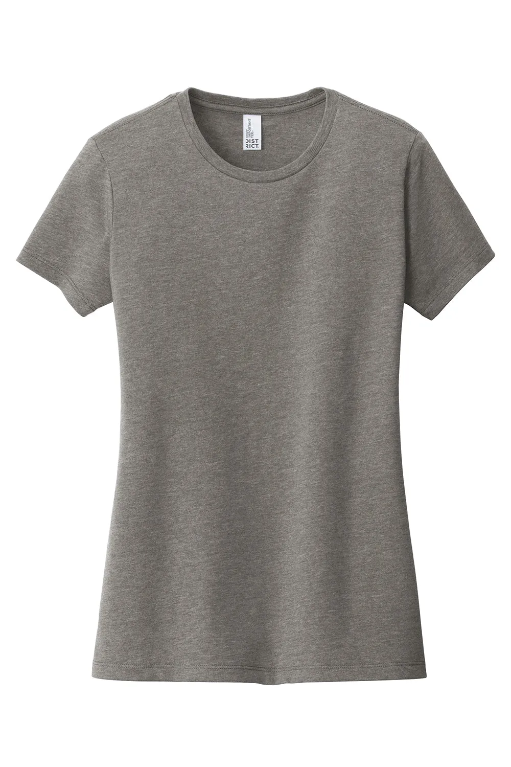 District Womens Very Important Short Sleeve Crewneck T-Shirt - Grey Frost  Buy new Clothing District