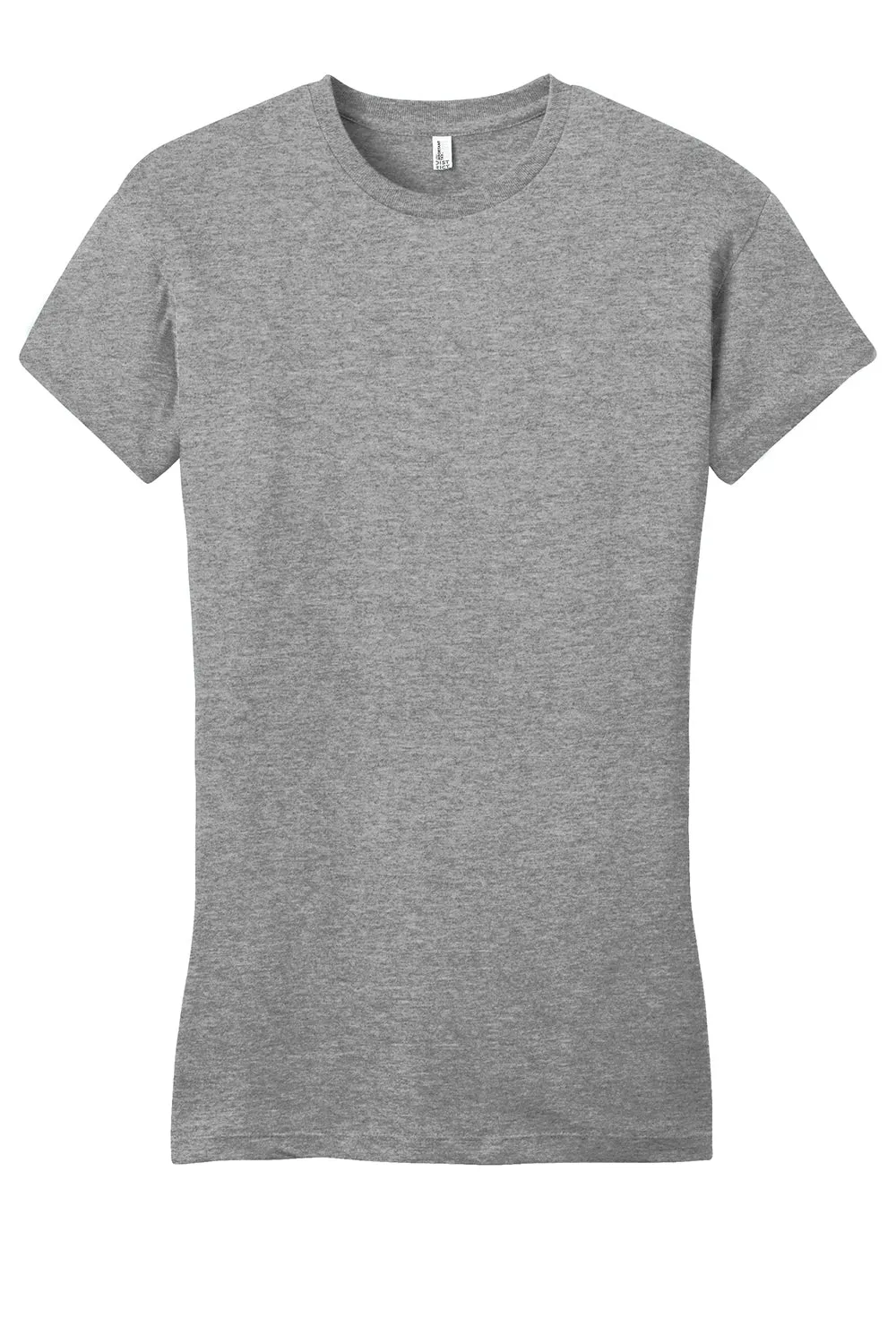 District Womens Very Important Short Sleeve Crewneck T-Shirt - Grey Frost - Closeout  Buy new Clothing District