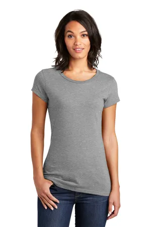 District Womens Very Important Short Sleeve Crewneck T-Shirt - Grey Frost - Closeout  Buy new Clothing District
