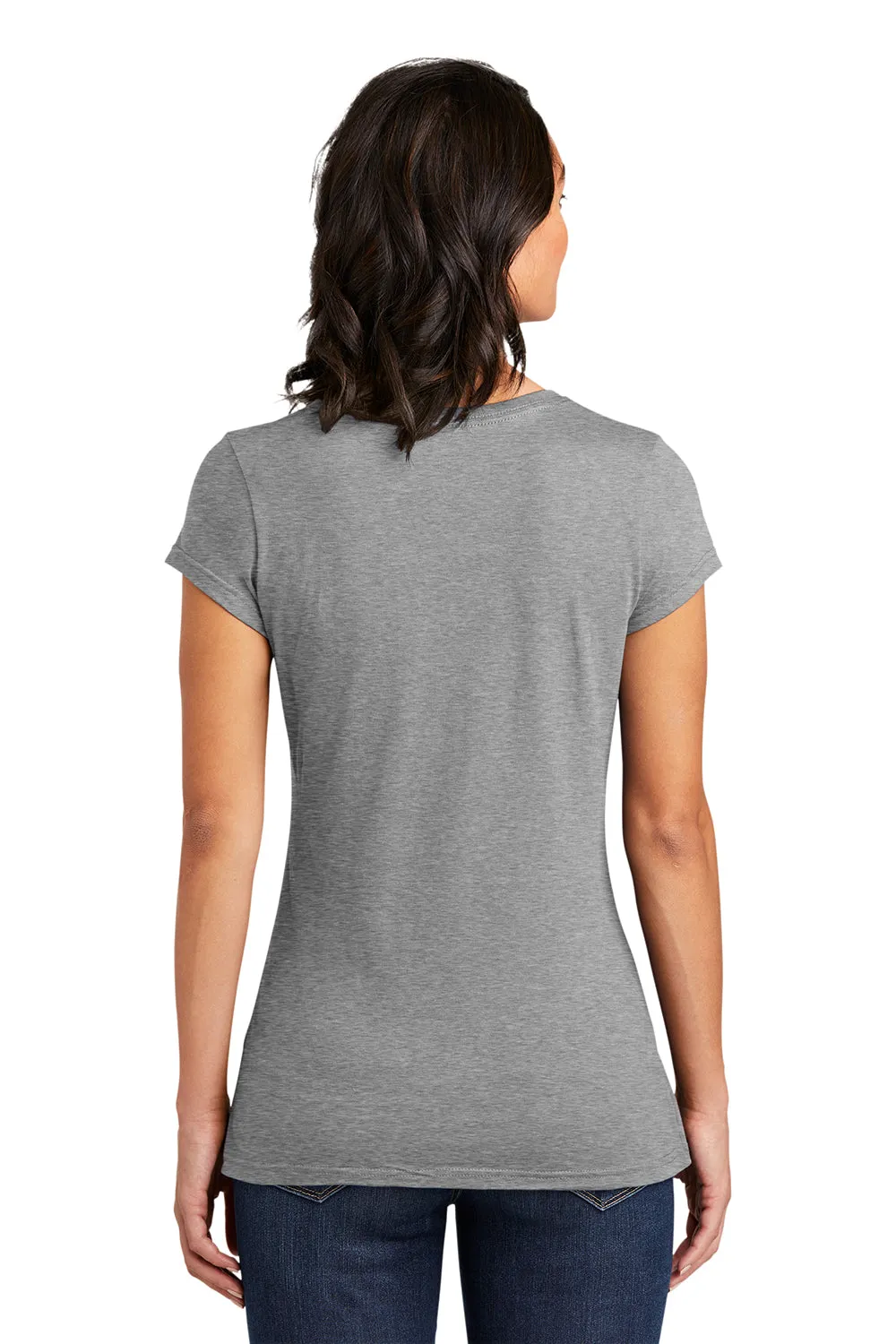 District Womens Very Important Short Sleeve Crewneck T-Shirt - Grey Frost - Closeout  Buy new Clothing District