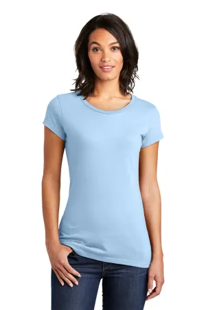 District Womens Very Important Short Sleeve Crewneck T-Shirt - Ice Blue - Closeout  Buy new Clothing District