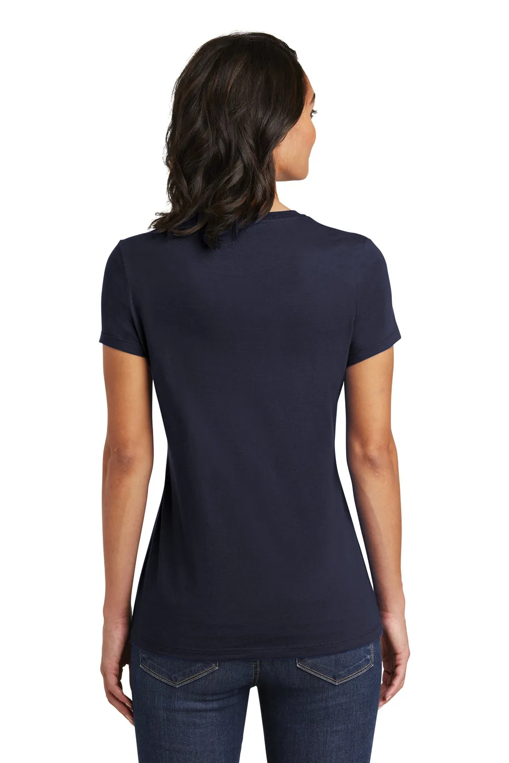 District Womens Very Important Short Sleeve Crewneck T-Shirt - New Navy Blue  Buy new Clothing District