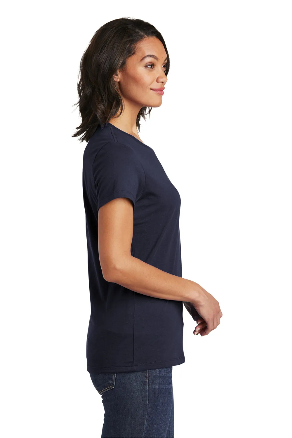 District Womens Very Important Short Sleeve Crewneck T-Shirt - New Navy Blue  Buy new Clothing District