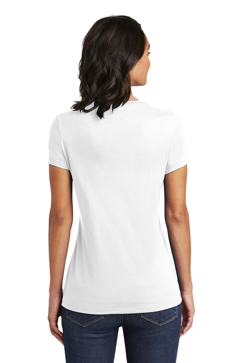 District Womens Very Important Short Sleeve Crewneck T-Shirt - White  Buy new Clothing District
