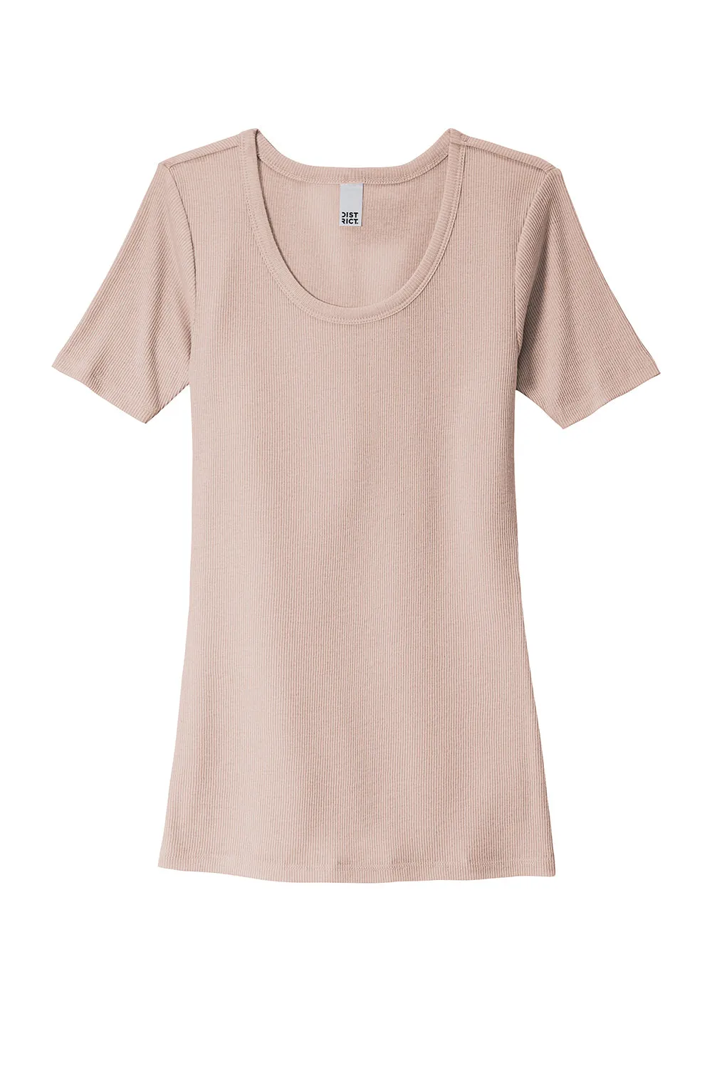 District Womens Very Important Short Sleeve Scoop Neck T-Shirt - Smokey Iris  Buy new Clothing District