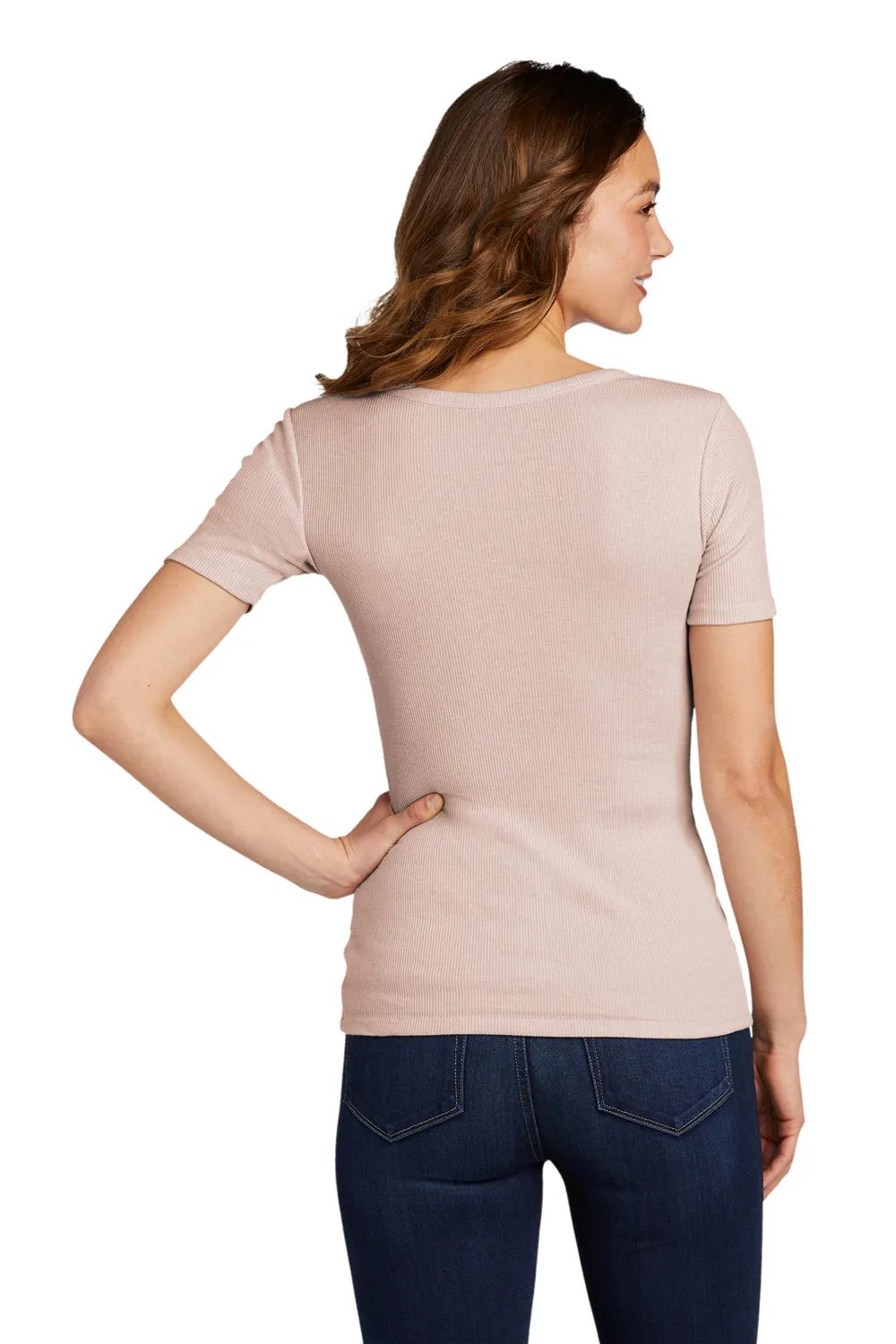 District Womens Very Important Short Sleeve Scoop Neck T-Shirt - Smokey Iris  Buy new Clothing District