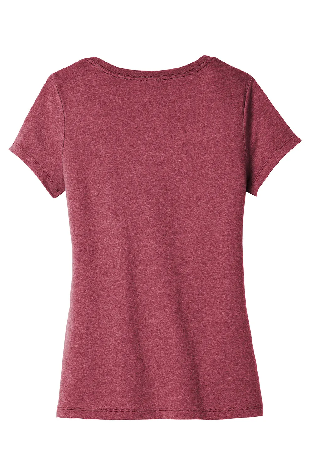 District Womens Very Important Short Sleeve V-Neck T-Shirt - Heather Cardinal Red  Buy new Clothing District