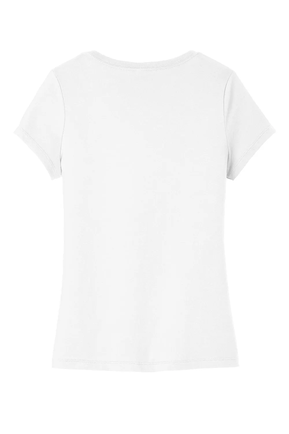 District Womens Very Important Short Sleeve V-Neck T-Shirt - White  Buy new Clothing District