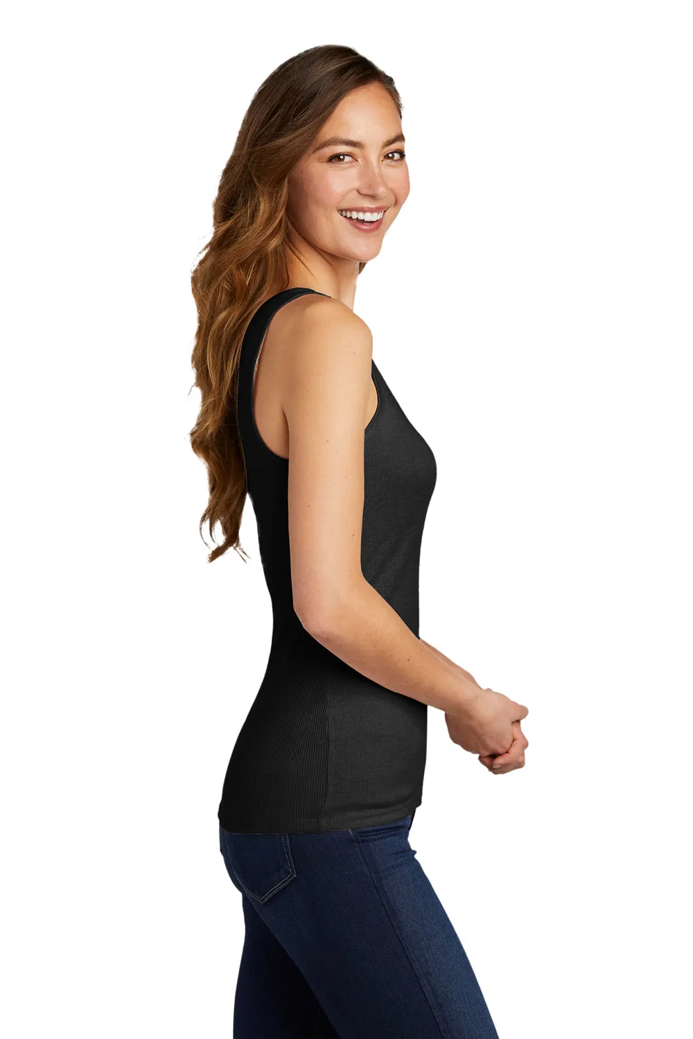 District Womens Very Important Tank Top - Black - Closeout  Buy new Clothing District