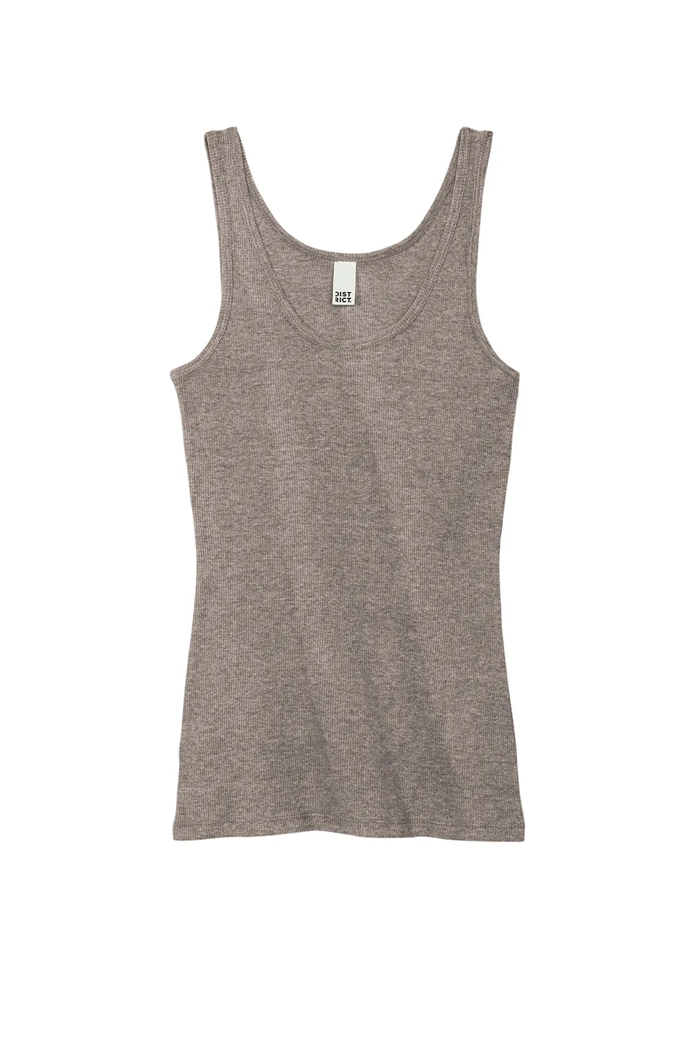 District Womens Very Important Tank Top - Grey Frost - Closeout  Buy new Clothing District