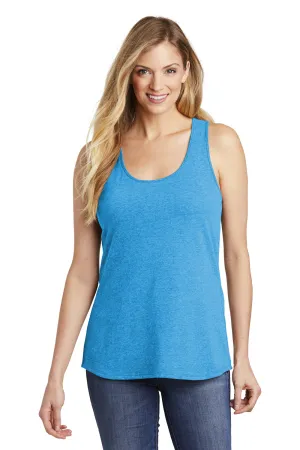 District Womens Very Important Tank Top - Heather Bright Turquoise Blue  Buy new Clothing District