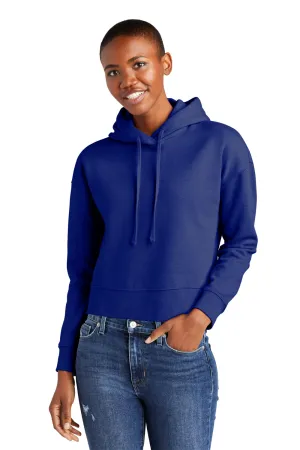 District Womens V.I.T. Fleece Hooded Sweatshirt Hoodie - Deep Royal Blue  Buy new Clothing District