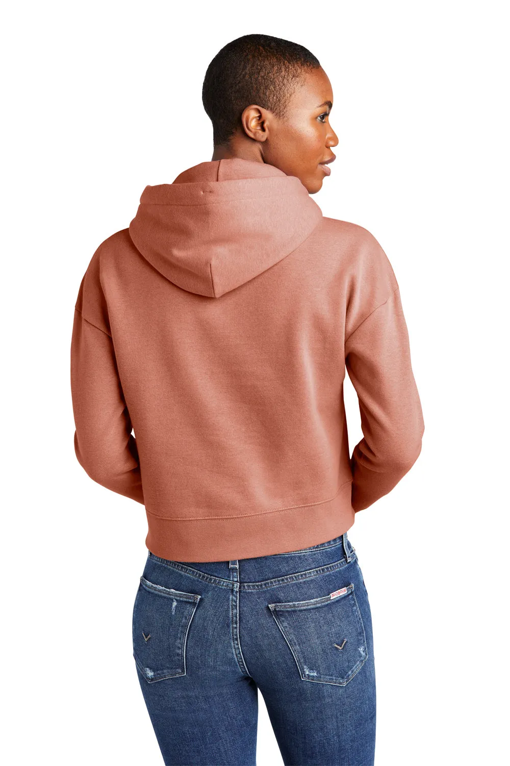 District Womens V.I.T. Fleece Hooded Sweatshirt Hoodie - Desert Rose  Buy new Clothing District