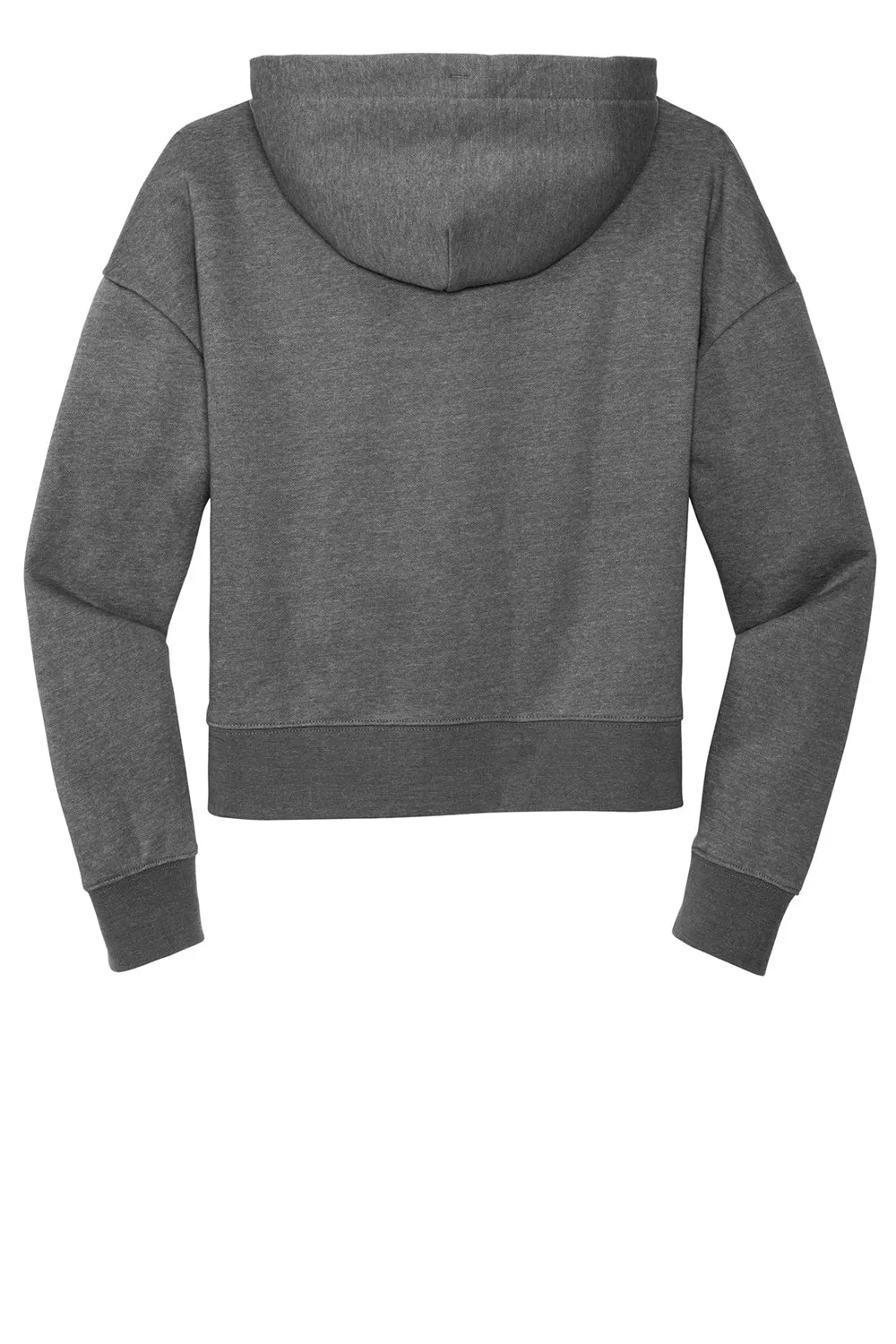 District Womens V.I.T. Fleece Hooded Sweatshirt Hoodie - Heather Charcoal Grey  Buy new Clothing District