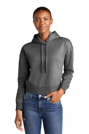 District Womens V.I.T. Fleece Hooded Sweatshirt Hoodie - Heather Charcoal Grey  Buy new Clothing District