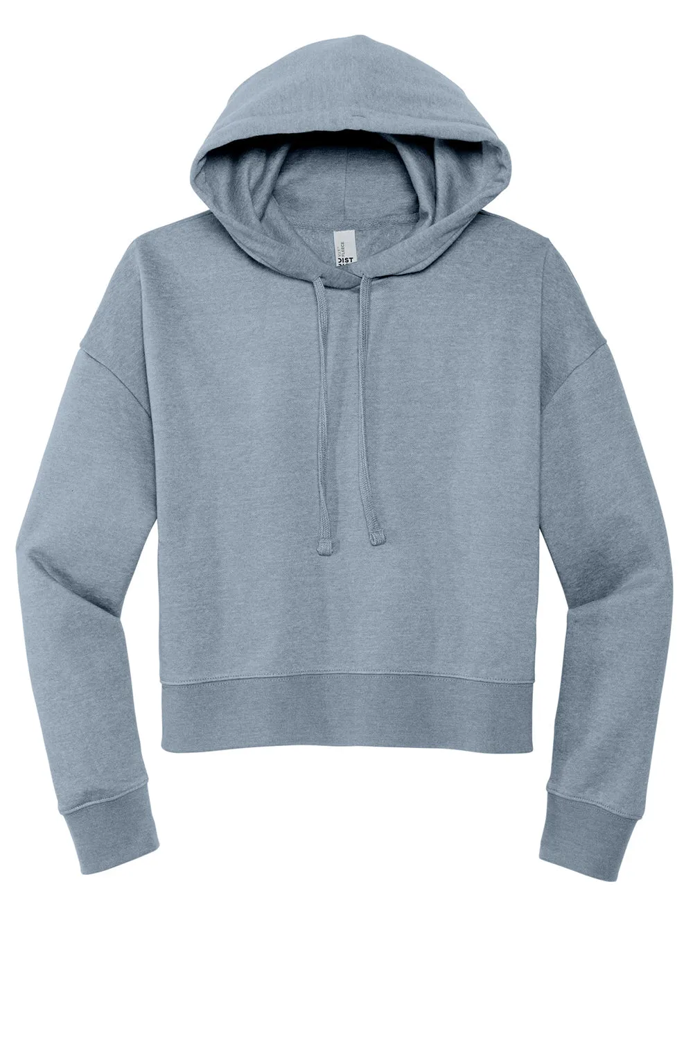 District Womens V.I.T. Fleece Hooded Sweatshirt Hoodie - Heather Flint Blue  Buy new Clothing District
