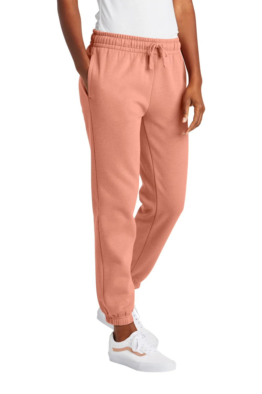 District Womens V.I.T. Fleece Sweatpants w/ Pockets - Desert Rose  Buy new Clothing District