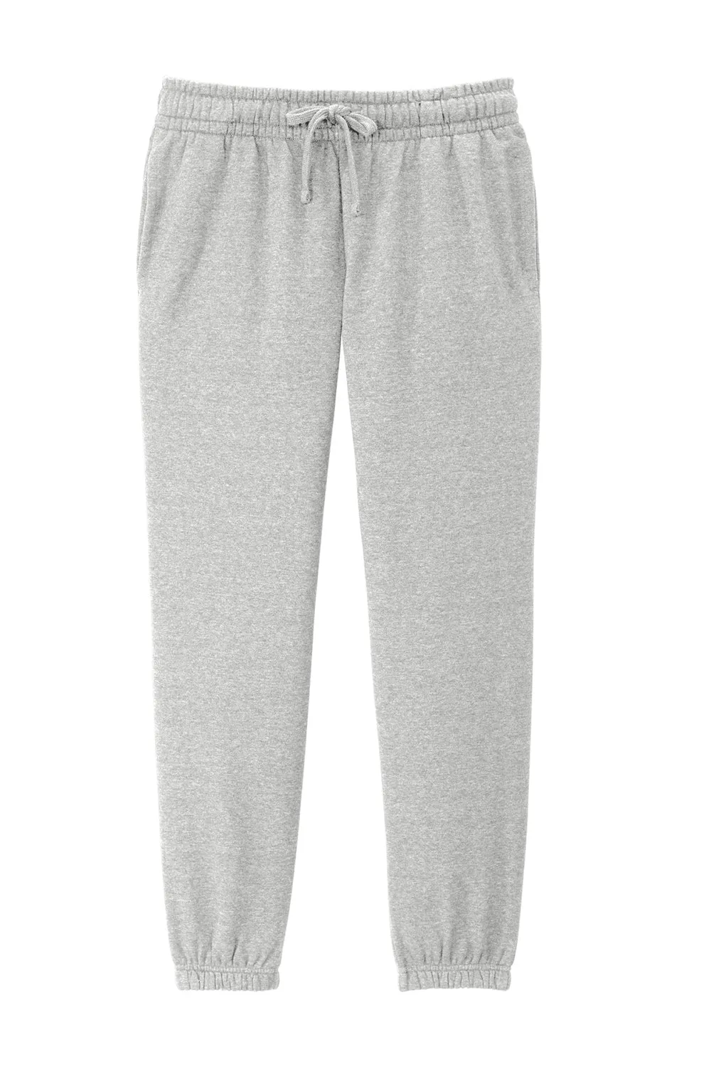 District Womens V.I.T. Fleece Sweatpants w/ Pockets - Heather Light Grey  Buy new Clothing District