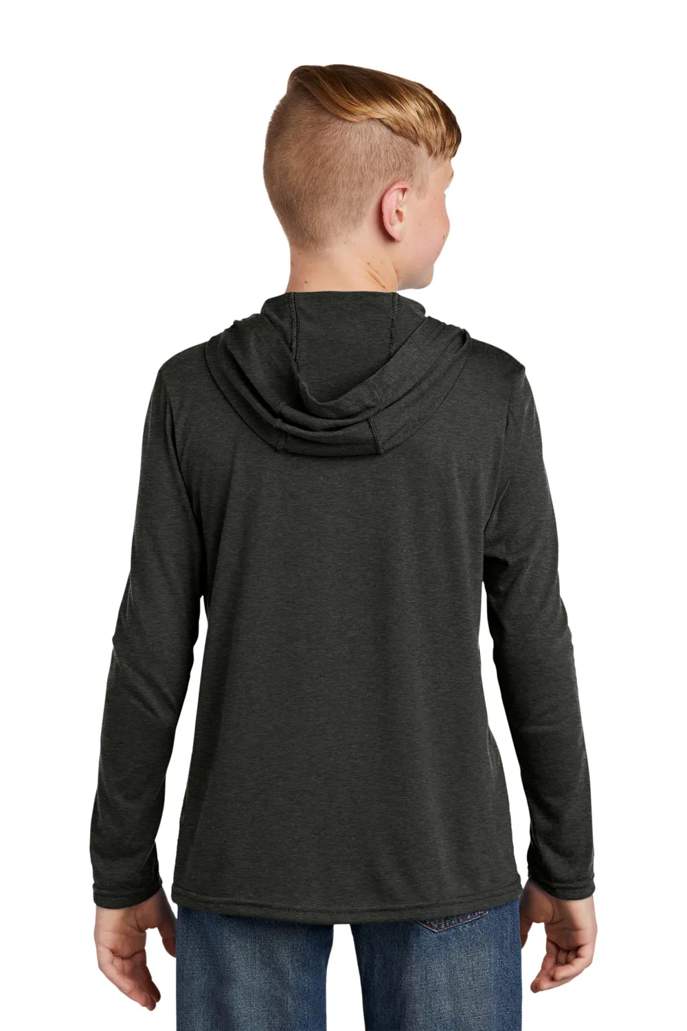 District Youth Perfect Long Sleeve Hooded T-Shirt Hoodie - Black Frost  Buy new Clothing District