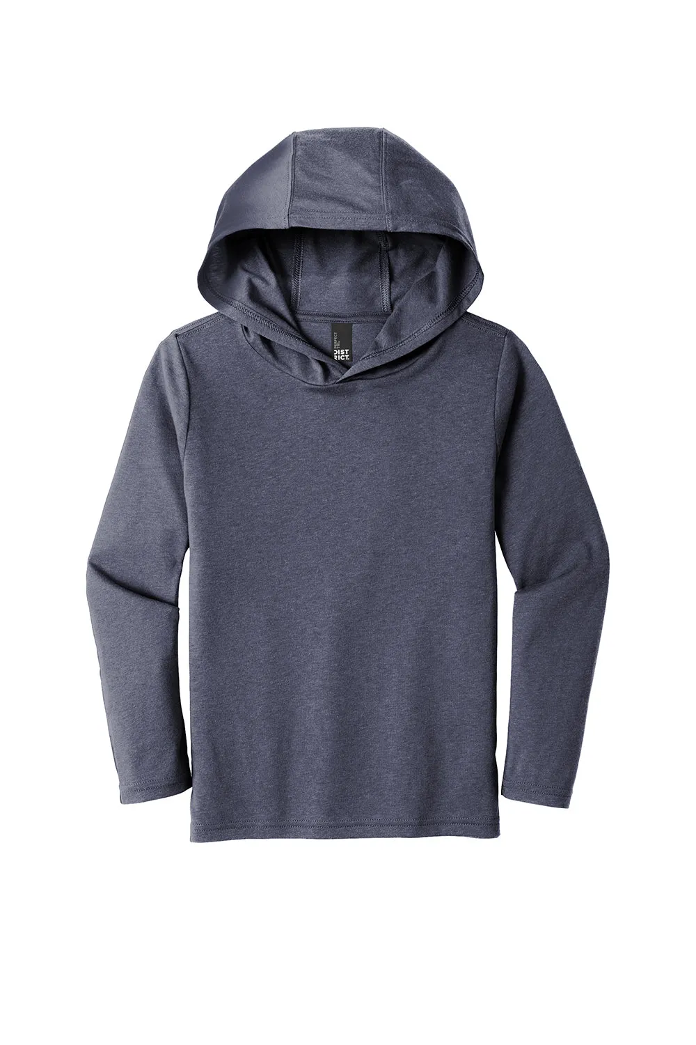 District Youth Perfect Long Sleeve Hooded T-Shirt Hoodie - Navy Blue Frost  Buy new Clothing District