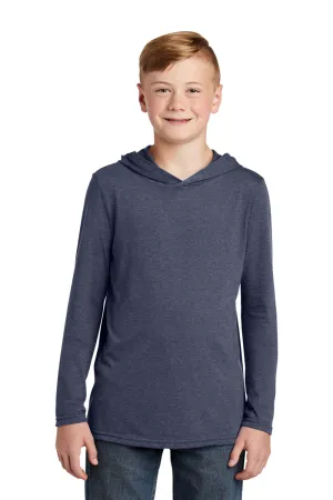 District Youth Perfect Long Sleeve Hooded T-Shirt Hoodie - Navy Blue Frost  Buy new Clothing District