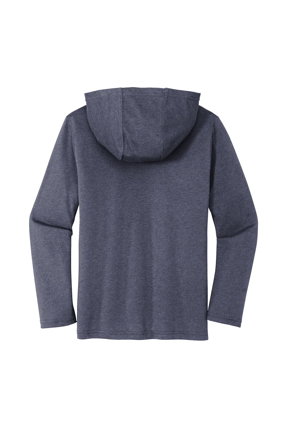 District Youth Perfect Long Sleeve Hooded T-Shirt Hoodie - Navy Blue Frost  Buy new Clothing District