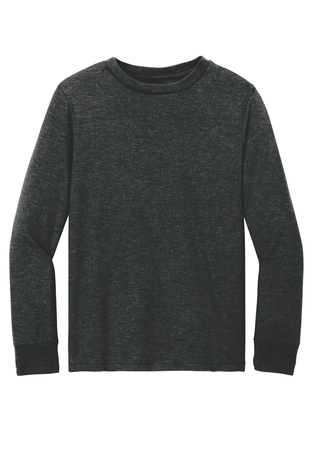 District Youth Perfect Tri Long Sleeve Crewneck T-Shirt - Black Frost  Buy new Clothing District