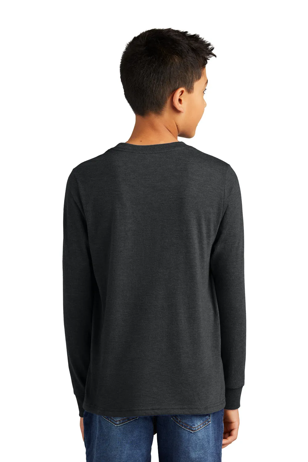 District Youth Perfect Tri Long Sleeve Crewneck T-Shirt - Black Frost  Buy new Clothing District