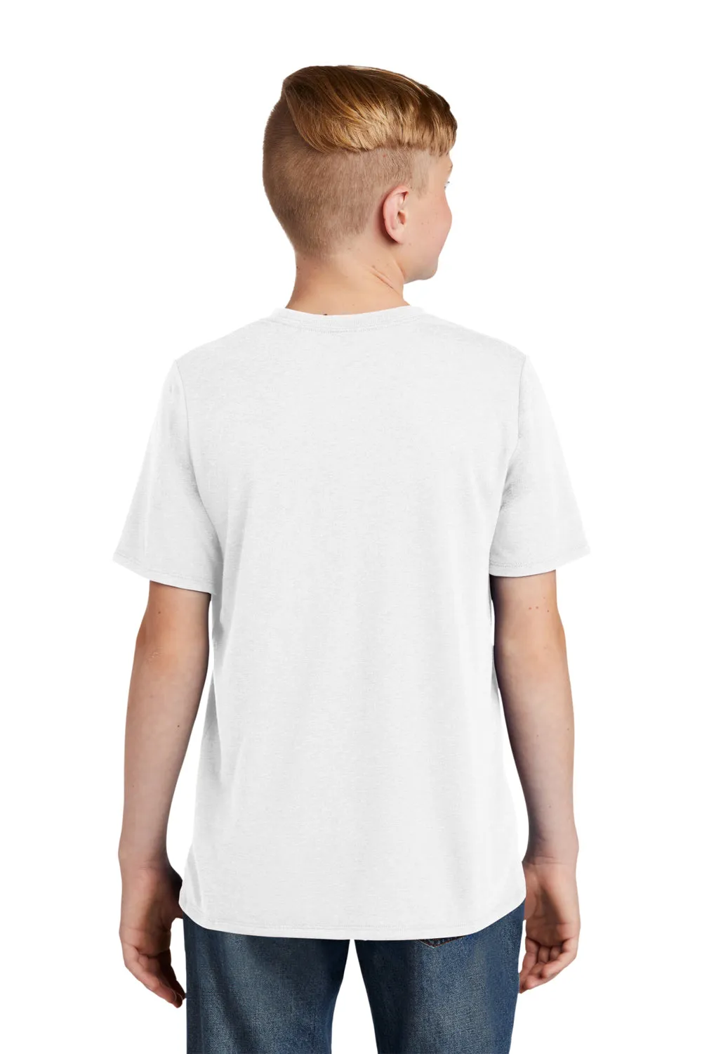 District Youth Perfect Tri Short Sleeve Crewneck T-Shirt - White  Buy new Clothing District