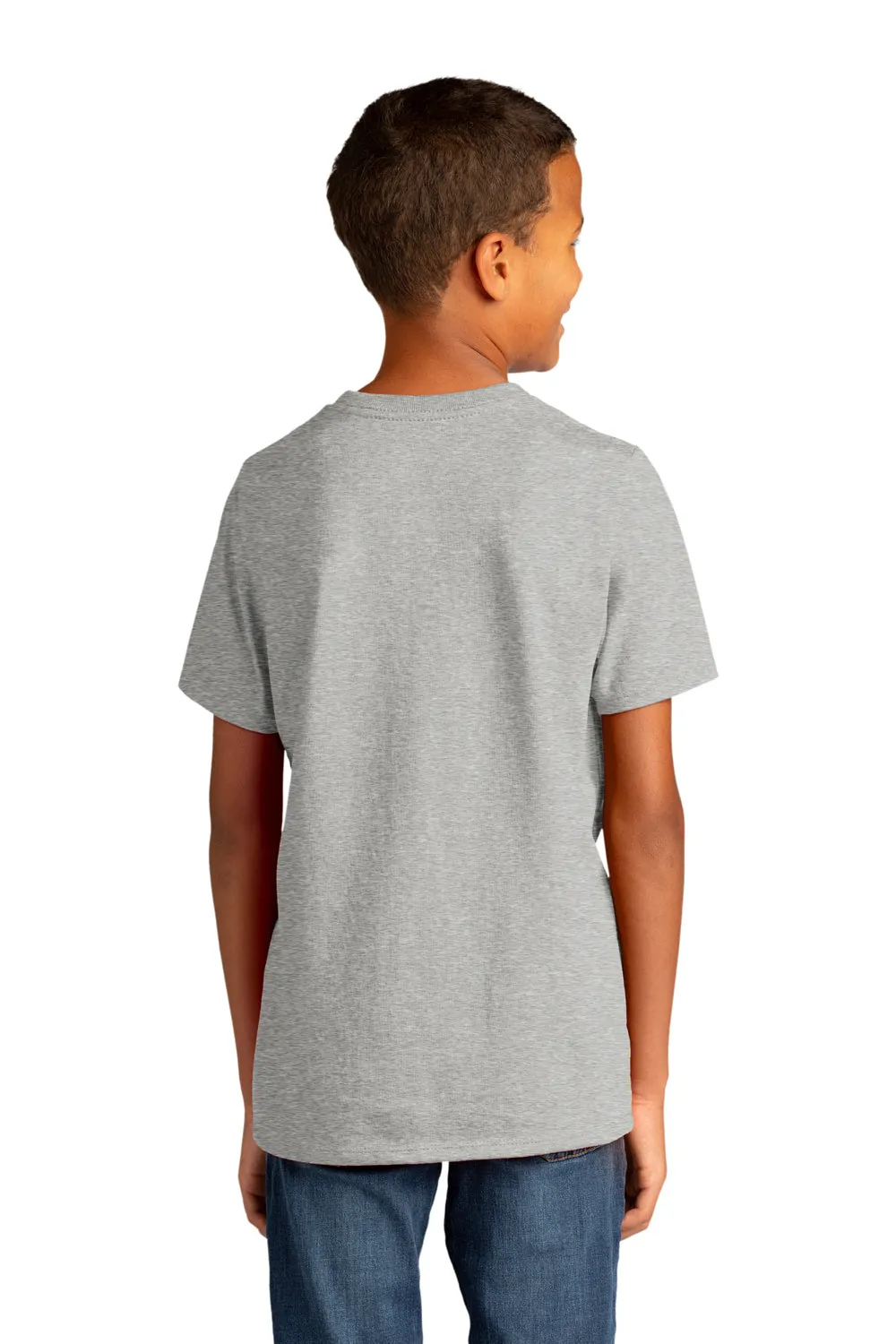 District Youth Re-Tee Short Sleeve Crewneck T-Shirt - Heather Light Grey  Buy new Clothing District