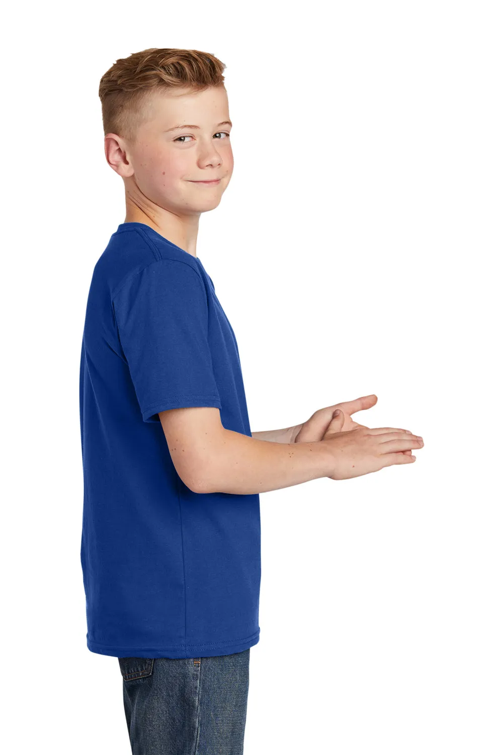 District Youth Very Important Short Sleeve Crewneck T-Shirt - Deep Royal Blue  Buy new Clothing District