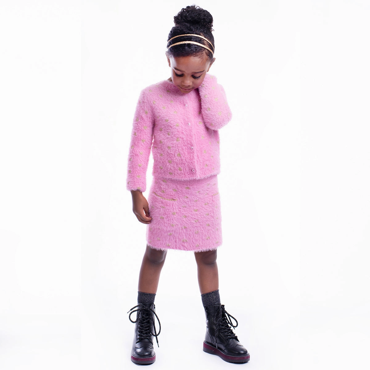 Dolce Sweater Girls Chunky Knit Sweater