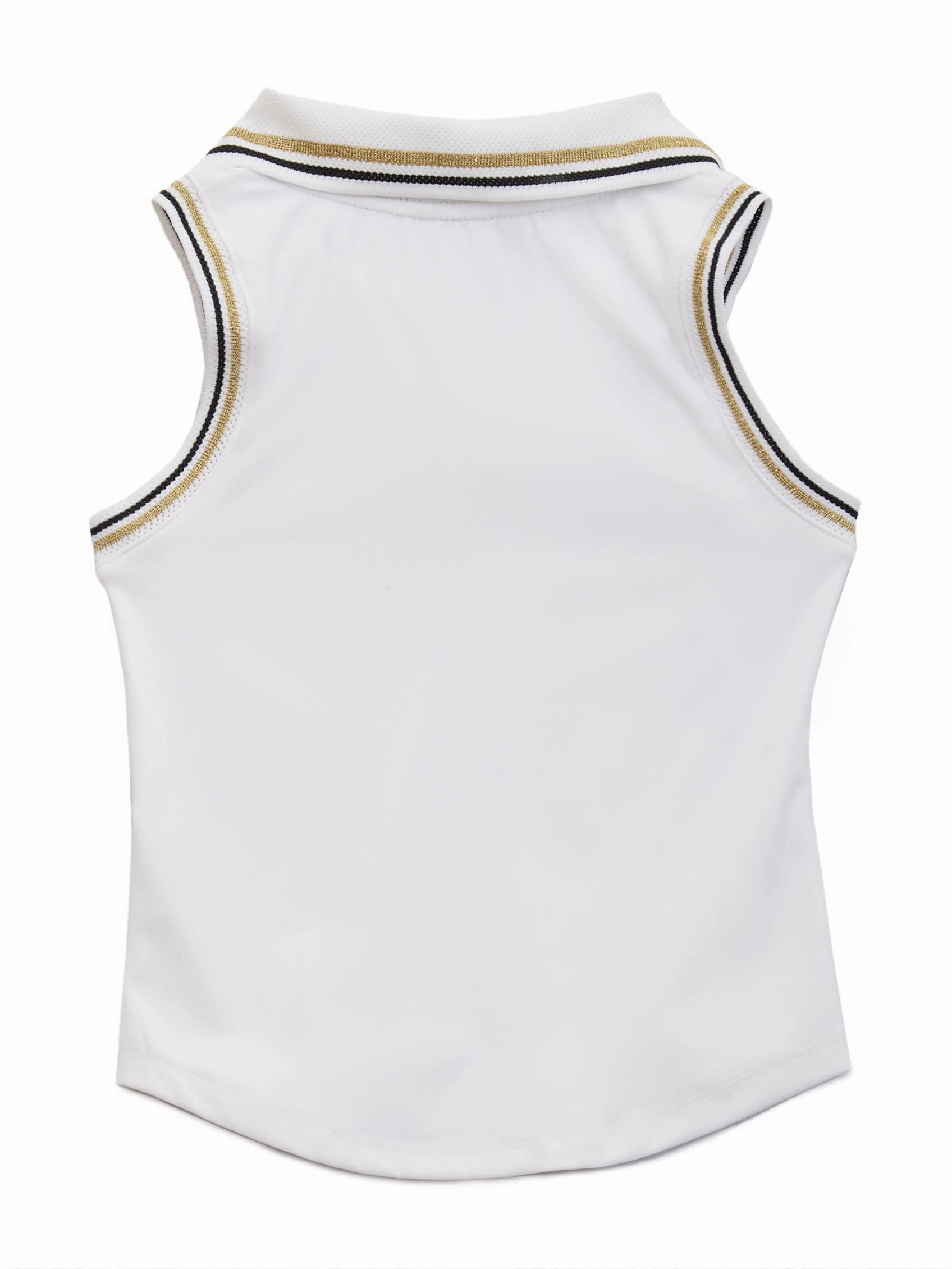 Dove Tennis Sleeveless Polo (7-14) Girls Tunic Top