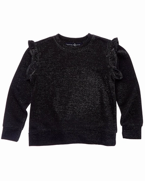 Duffield Lane Comet Pullover ruffle tops girls, long sleeve tees girls