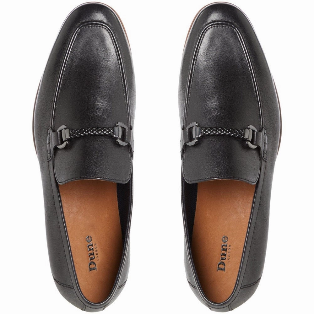 Dune Santino Woven Trim Loafers Men's Sports Casual Shoes