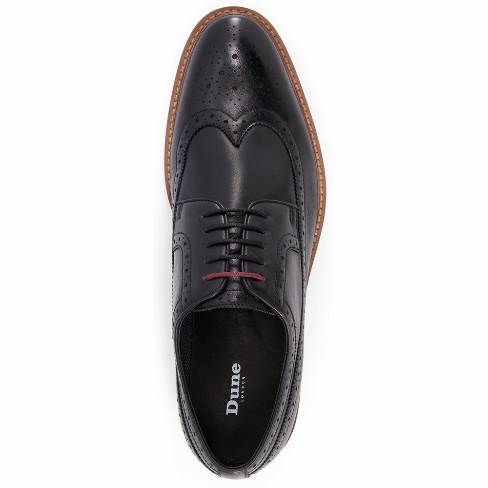 Dune Superior Leather Wingtip Brogue Shoes Men's Sports Casual Shoes