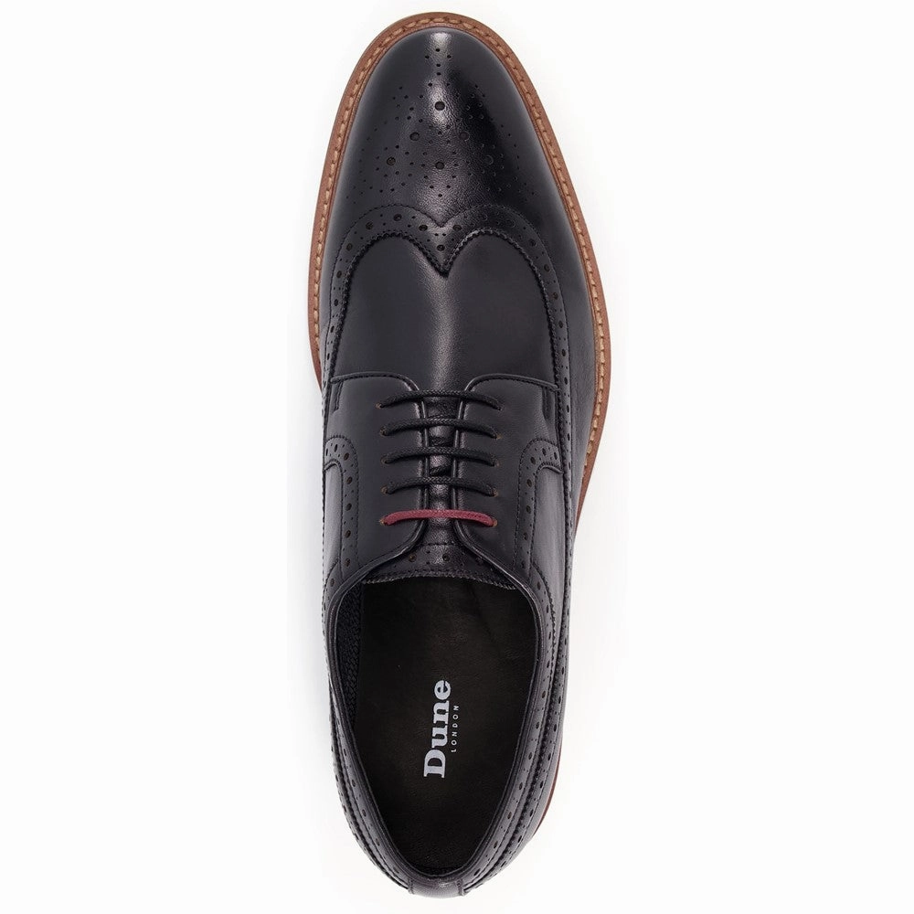 Dune Superior Leather Wingtip Brogue Shoes Men's Sports Casual Shoes