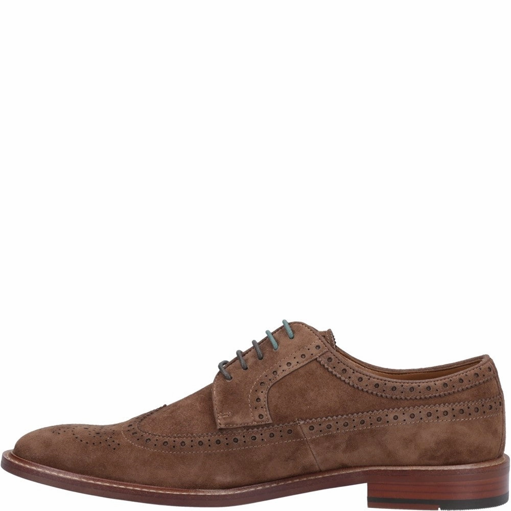 Dune Superior Leather Wingtip Brogue Shoes Men's Sports Casual Shoes