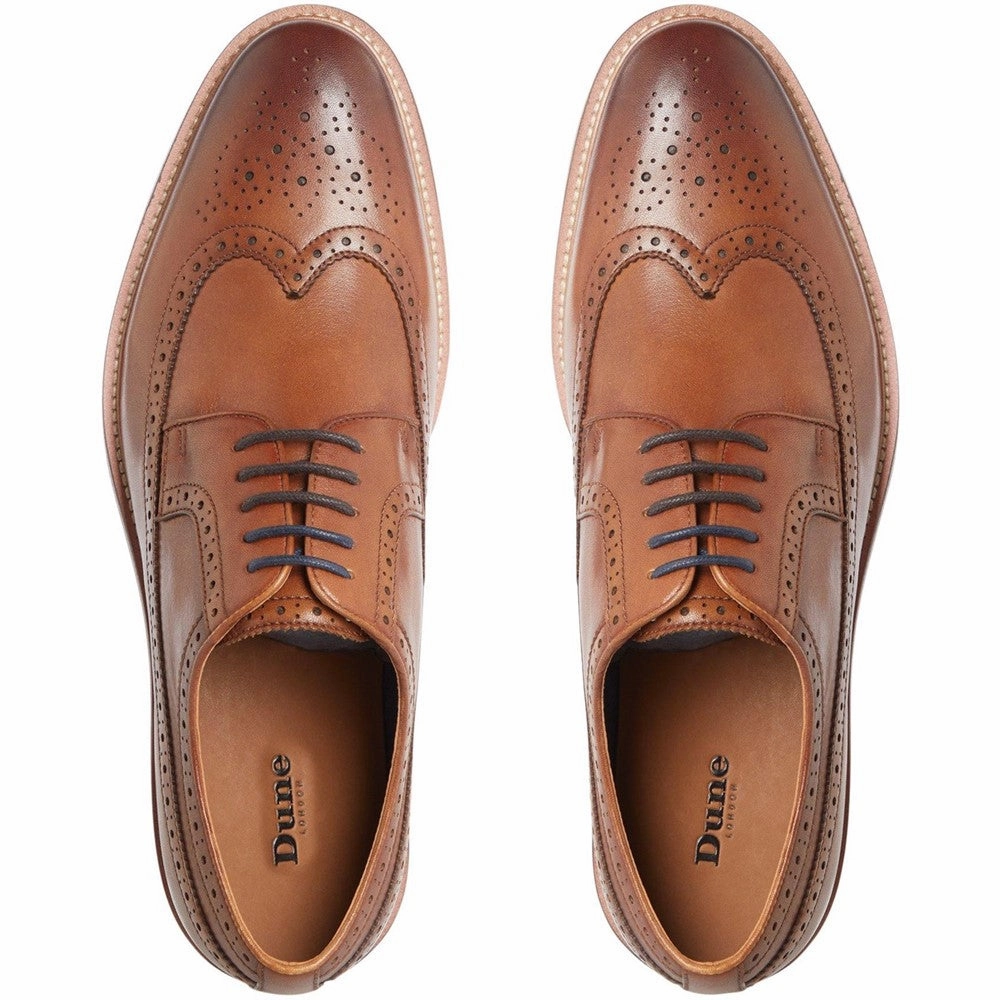 Dune Superior Leather Wingtip Brogue Shoes Men's Sports Casual Shoes
