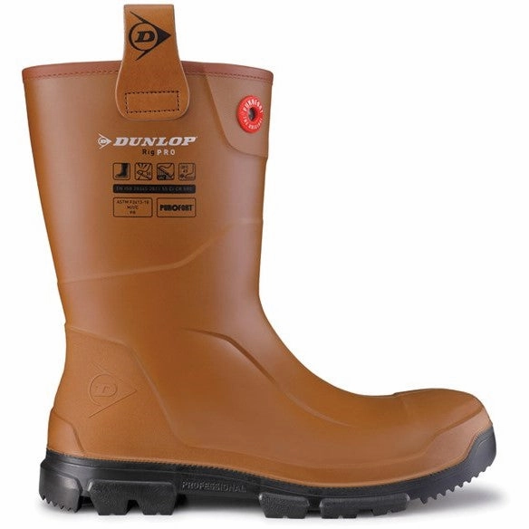 Dunlop Purofort RigPRO Full Safety Synthetic Fur lining Wellington Men's Sports Casual Shoes