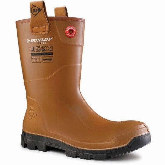 Dunlop Purofort RigPRO Full Safety Synthetic Fur lining Wellington Basketball Shoes, Running Shoes