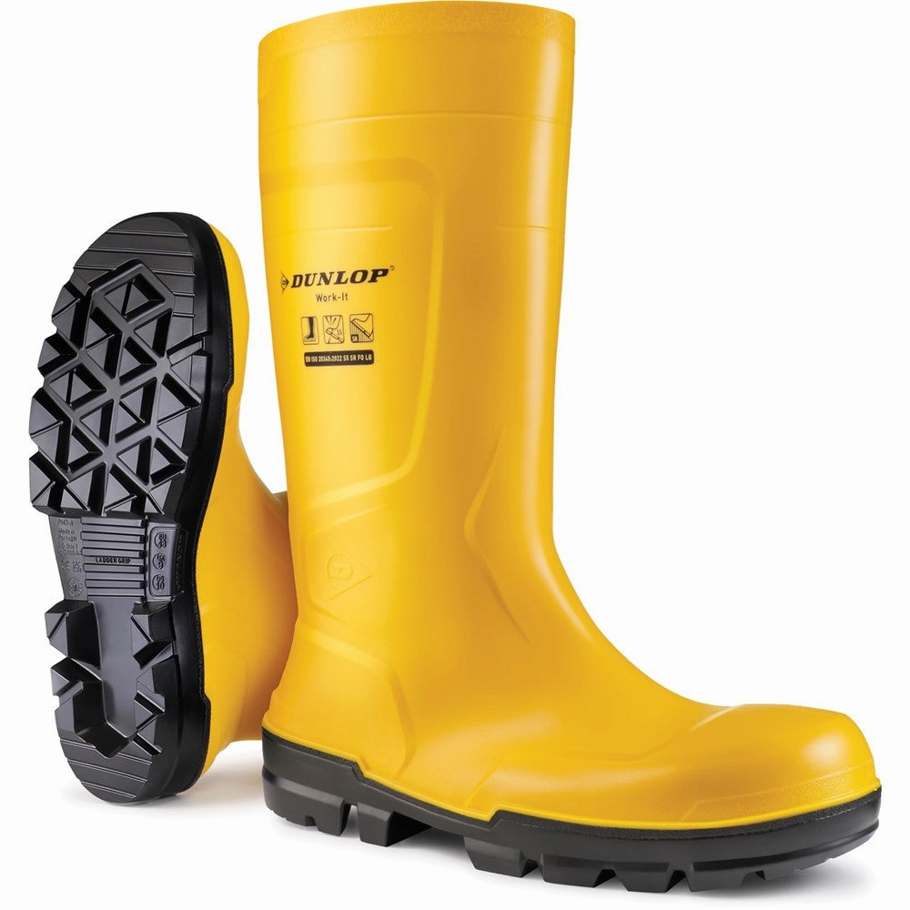 Dunlop Work-It Full Safety Wellington Lightweight Running Shoes,Slip On Athletic Shoes,Breathable Workout Shoes