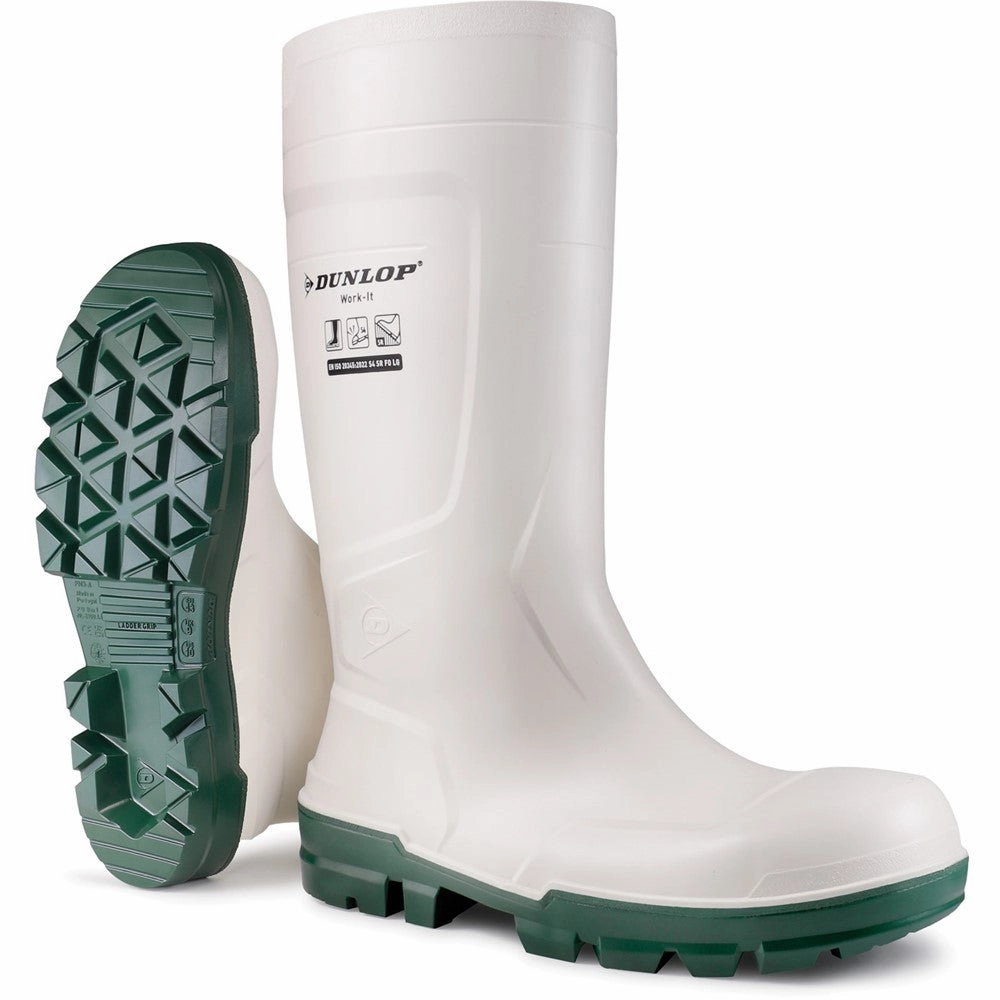 Dunlop Work-It Safety Wellington Lightweight Running Shoes,Slip On Athletic Shoes,Breathable Workout Shoes