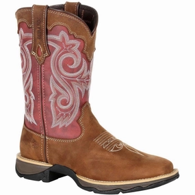 Durango Lady Rebel Western Boot Lightweight Running Shoes,Slip On Athletic Shoes,Breathable Workout Shoes
