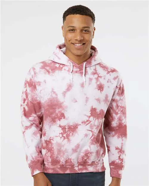 Dyenomite 680VR Blended Tie-Dyed Hooded Sweatshirt
