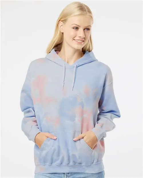 Dyenomite 680VR Blended Tie-Dyed Hooded Sweatshirt